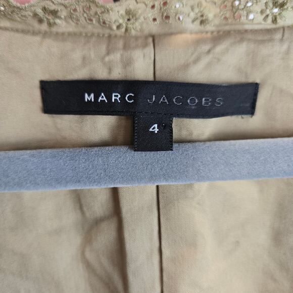 Vintage Marc Jacobs Peasant Bodice Mini Dress Y2K Steampunk Renaissance Ruffle 4 - Picture 4 of 10